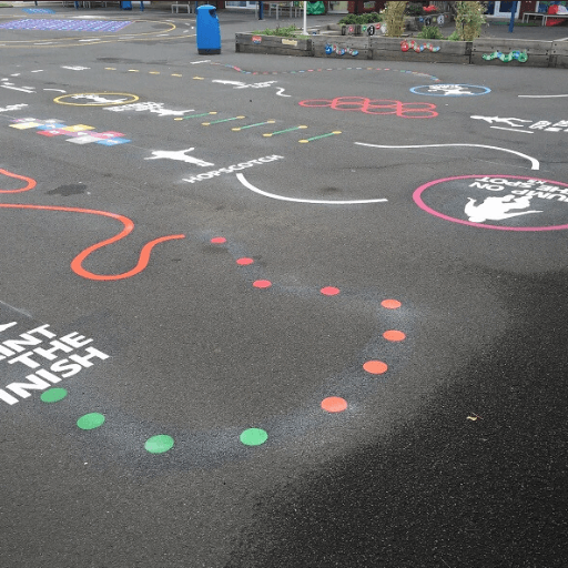 Trail Playground Markings